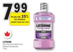 Familiprix LISTERINE, Selected mouthwashes offer
