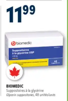 Familiprix BIOMEDIC, Glycerin suppositories, 48 units offer