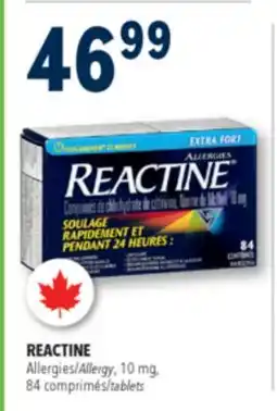 Familiprix REACTINE Allergy, 10mg, 84 tablets offer