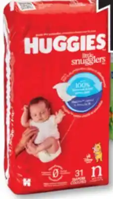 Familiprix HUGGIES, Selected diapers or Baby wipes, selected refills offer