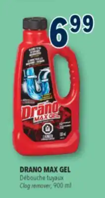 Familiprix Drano Max Gel clog remover offer