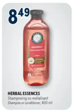 Familiprix HERBAL ESSENCES, Shampoo or conditioner offer