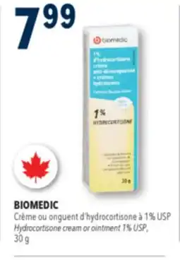 Familiprix BIOMEDIC, Hydrocortisone cream or ointment 1% USP offer