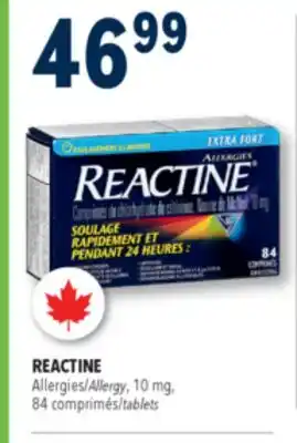 Familiprix Reactine extra strength 24 hour allergy relief tablets 84un offer