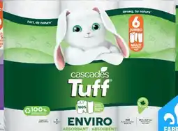Familiprix Cascades Tuff Enviro 2 ply resistant paper towells Jumbo 6un offer