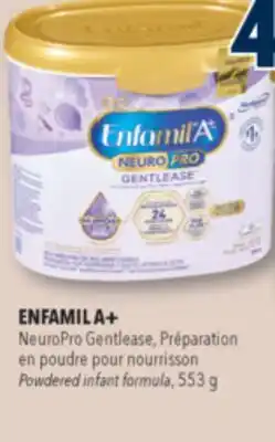 Familiprix ENFAMIL A+, NeuroPro Gentlease, Powdered infant formula, 553 g offer