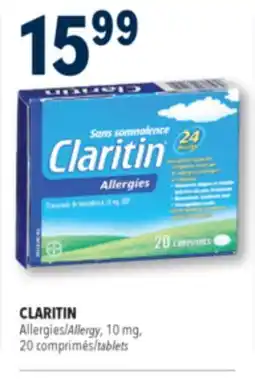 Familiprix CLARITIN Allergy, 10mg, 20 tablets offer