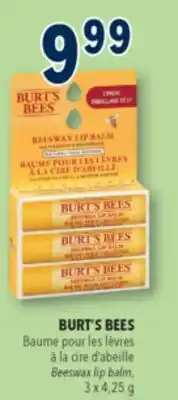 Familiprix Burt's Bees beeswax lip balm with vitamin E & peppermint offer