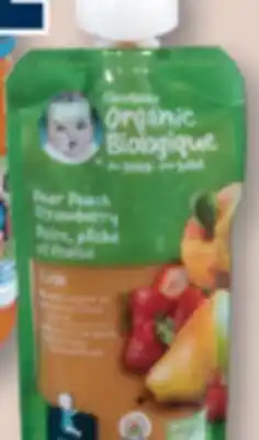 Familiprix GERBER, Organic, Baby food, 128 ml or GERBER, Baby food beef and veggies, 160 ml offer