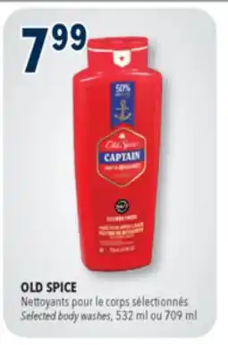 Familiprix OLD SPICE, Selected body washes offer