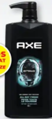 Familiprix AXE, Nettoyant Body wash, 946 ml or VASELINE, Selected body care products offer