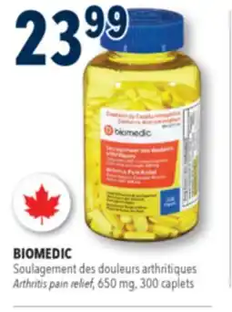 Familiprix BIOMEDIC Arthritis pain relief, 650 mg, 300 caplets offer