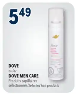 Familiprix DOVE or DOVE MEN CARE Selected hair products offer