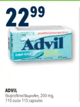Familiprix ADVIL Ibuprofen, 200mg 110or 115capsules offer