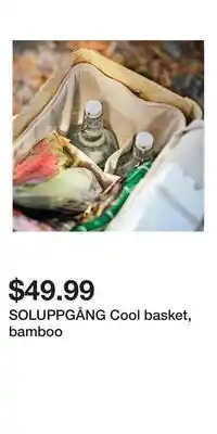 IKEA SOLUPPGÅNG Cool basket, bamboo offer
