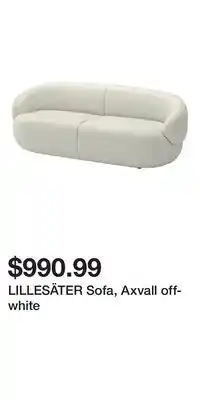 IKEA LILLESÄTER Sofa, Axvall off-white offer
