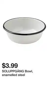 IKEA SOLUPPGÅNG Bowl, enamelled steel offer