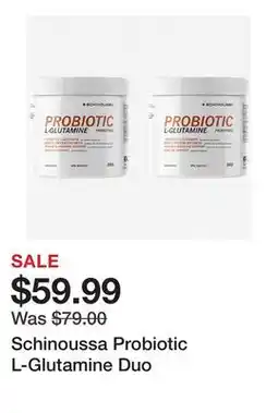TSC Stores Schinoussa Probiotic L-Glutamine Duo offer
