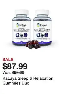 TSC Stores KaLaya Sleep & Relaxation Gummies Duo offer