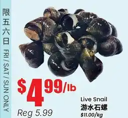 Btrust Supermarket Live Snail offer