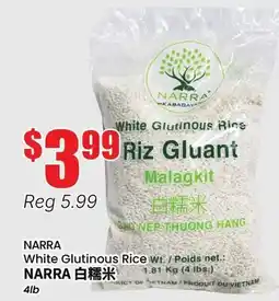 Btrust Supermarket NARRA White Glutinous Rice offer