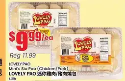 Btrust Supermarket LOVELY PAO Mini's Sio Pao (Chicken/Pork) offer