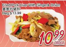Foody Mart Fried Pork Liver With Ginger& Onion offer