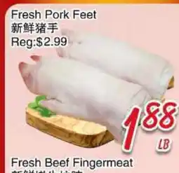 Foody Mart Fresh Pork Feet offer