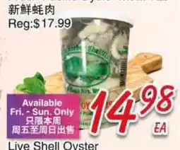 Foody Mart Live Shell Oyster offer