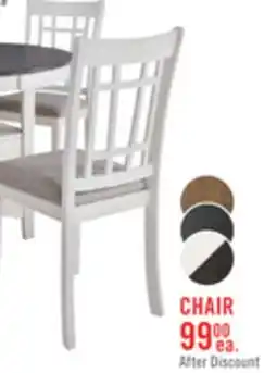 The Brick Dena Dining Chair with Linen-Look Fabric - Dove Grey offer