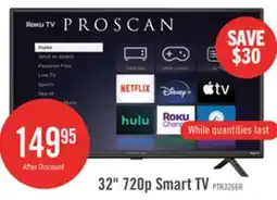 The Brick Proscan 32 HD Smart Roku TV (PTR3266) offer