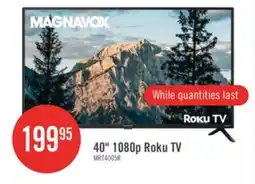 The Brick MAGNAVOX 40 FHD HDR Roku Smart TV offer