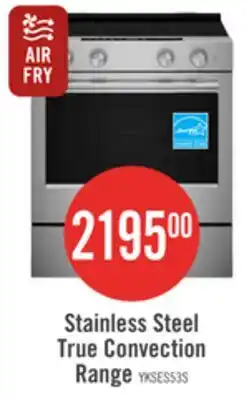 The Brick KitchenAid 30 5.3 Cu. Ft. Electric Range – Fingerprint Resistant Stainless Steel - YKSES530SPS offer