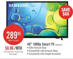 The Brick Samsung 40 Full HD F6000 Smart TV offer