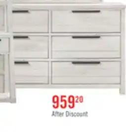 The Brick Haven Bedroom 6-Drawer Dresser, 65W x 39H - White offer