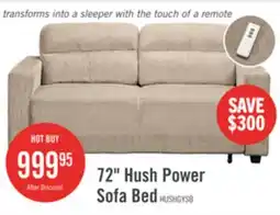 The Brick Hush 72 Power Sofa Bed - Dark Grey offer