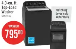 The Brick GE 4.9 Cu. Ft. Top Load Agitator Washer - Diamond Grey - GTW491BMRDG offer