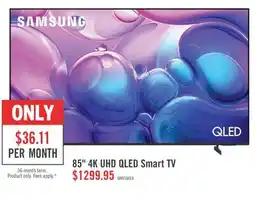 The Brick SAMSUNG 85 Q6F QLED Vision AI 4K UHD Smart Tizen OS TV (QN85Q6FAAFXZC) - 2025 Model offer
