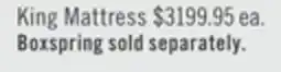 The Brick Tempur-Pedic TEMPUR Support Medium King Mattress offer