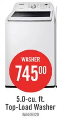 The Brick Samsung 5.1 Cu. Ft. Top-Load Washer - White - WA44A3205AW/A4 offer