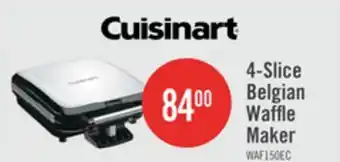 The Brick Cuisinart 4-Slice Belgian Waffle Maker - WAF-150EC offer