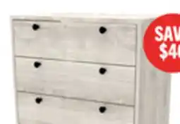 The Brick Hart Bedroom Chest of Drawers, 5-Drawer, 24.6W x 36.2H, Made in Canada - White offer