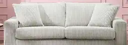 The Brick Willow 87 Light Grey Fabric Sofa with Track Arms and Reversible Seat and Back Cushions offer