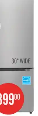The Brick Midea 18.7 Cu. Ft. Bottom-Freezer Refrigerator - MRB19B7AST offer