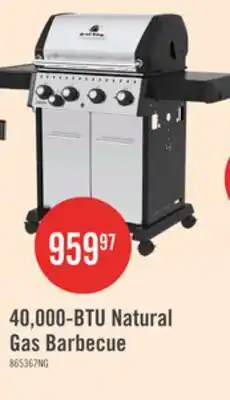 The Brick Broil King Crown S 440 Natural Gas Grill with Side Burner in Stainless Steel - 865367 offer