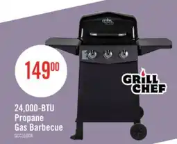 The Brick Grill Chef 24,000 BTU 3-Burner LP Gas BBQ - GCC310CRP offer