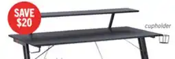 The Brick Sparta Gaming Desk - Black offer
