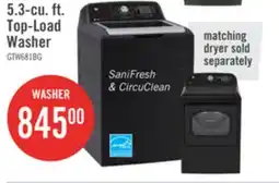 The Brick GE 5.3 Cu. Ft. Top Load Infusor Washer - Diamond Grey - GTW681BMRDG offer
