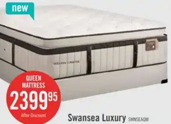 The Brick Stearns & Foster Swansea Luxury Euro Pillowtop Queen Mattress offer