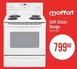 The Brick Moffat 30 Free Standing Self Clean Electric Range - MCB757DMWW offer